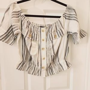 American Eagle off shoulder top medium